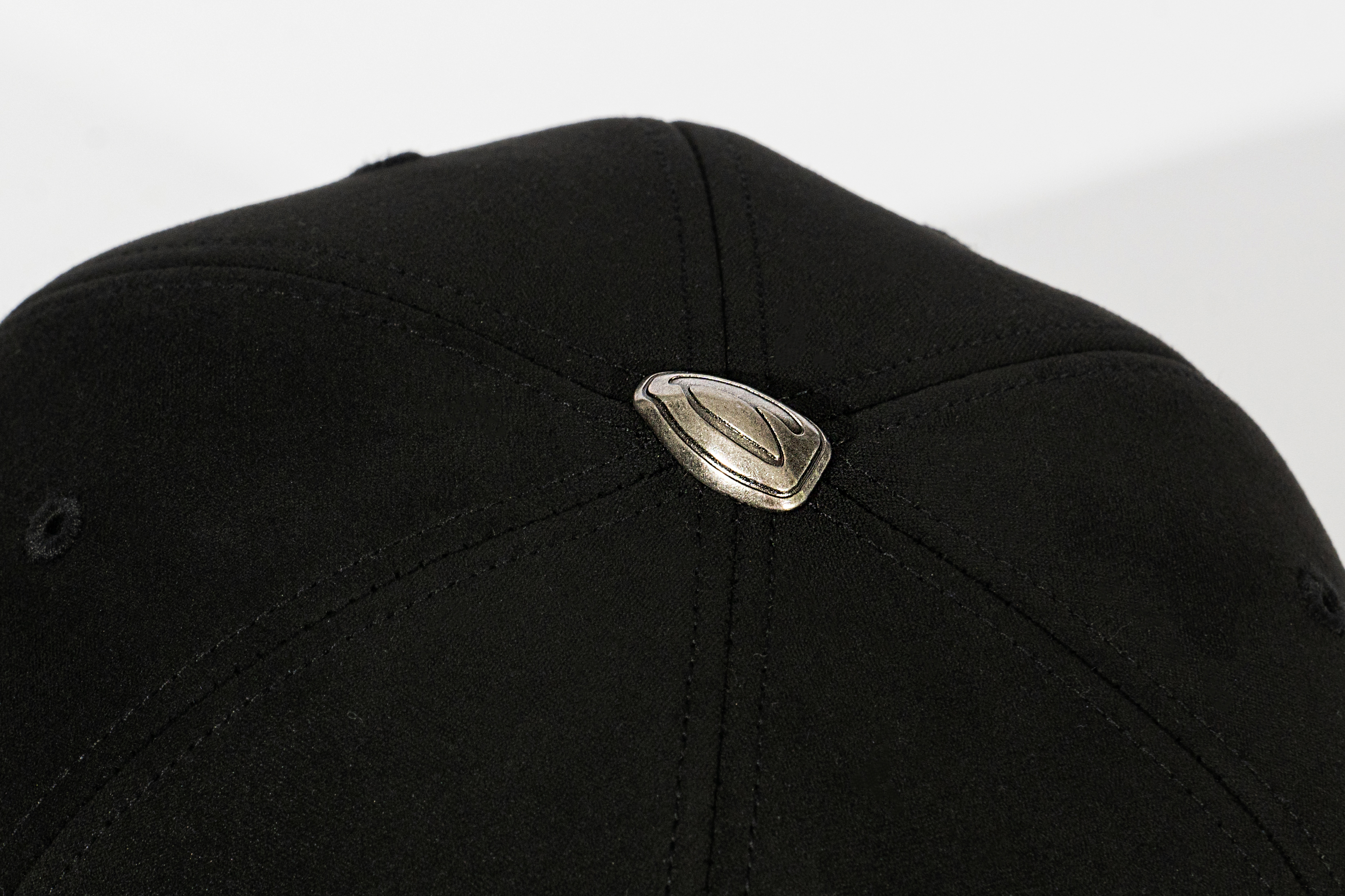 Dimanche Signature Flash heart star suede cap [Black] 상세 이미지 5