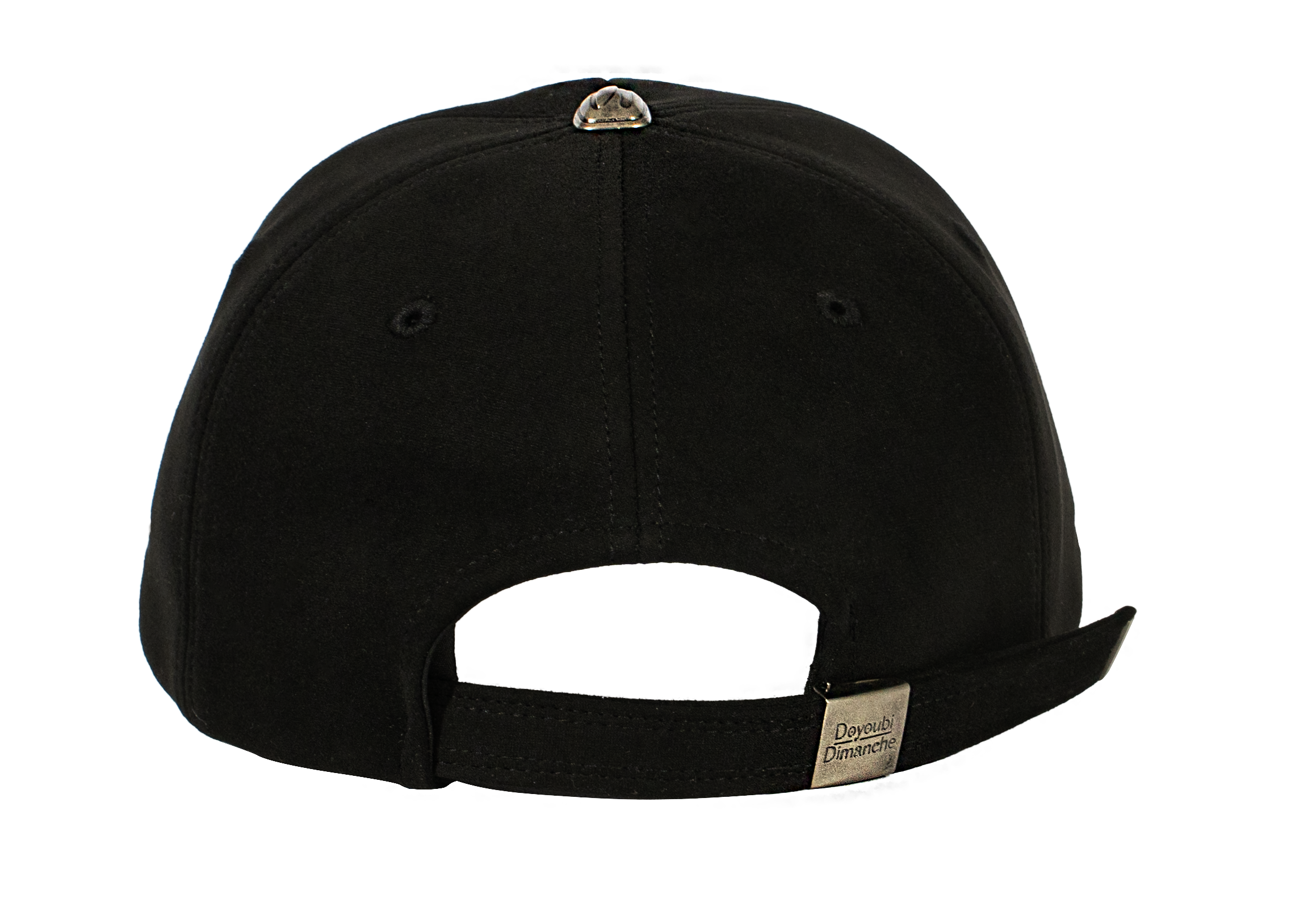 Dimanche Signature Flash heart star suede cap [Black] 상세 이미지 3